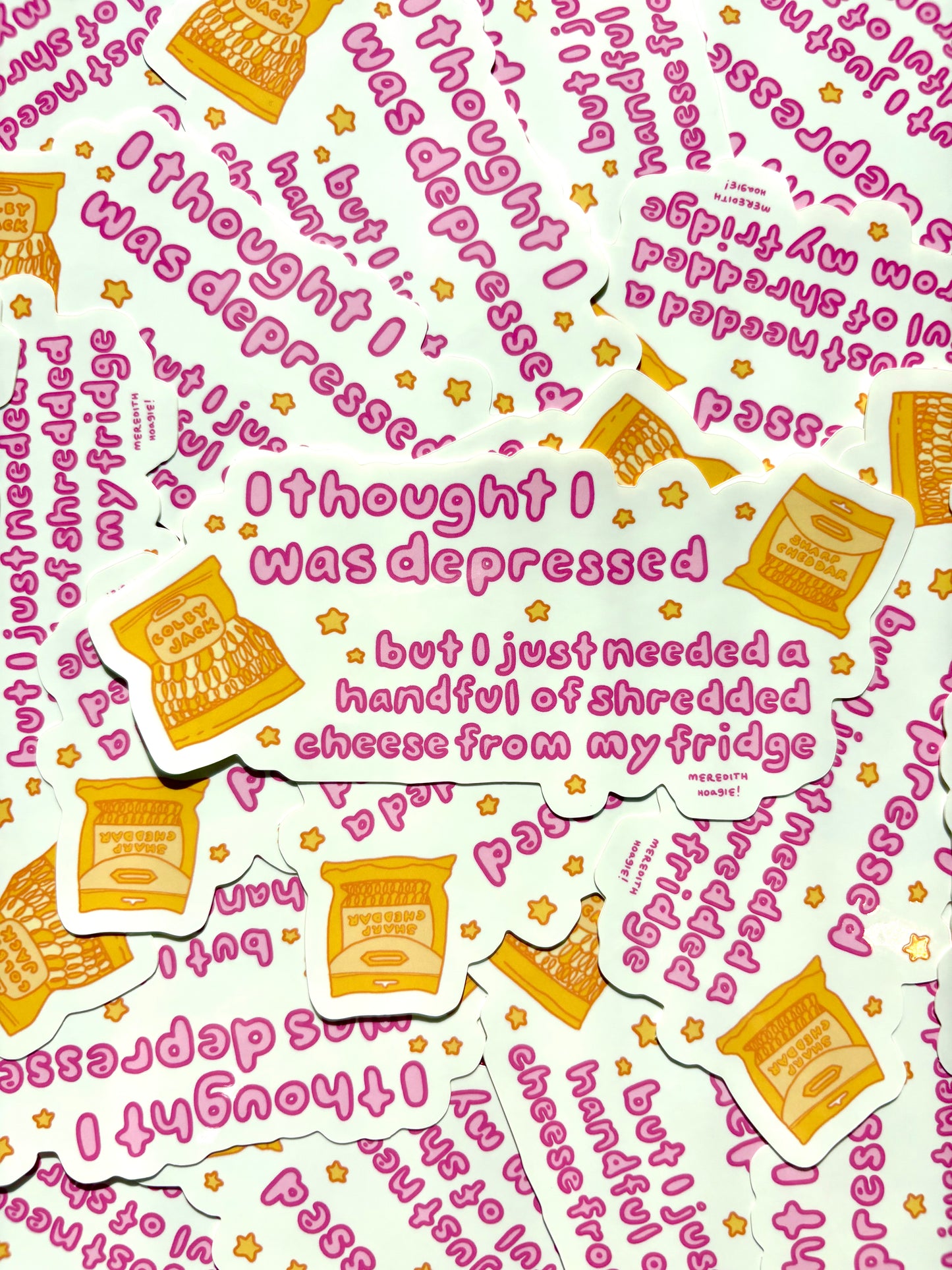I Thought I Was Depressed Sticker