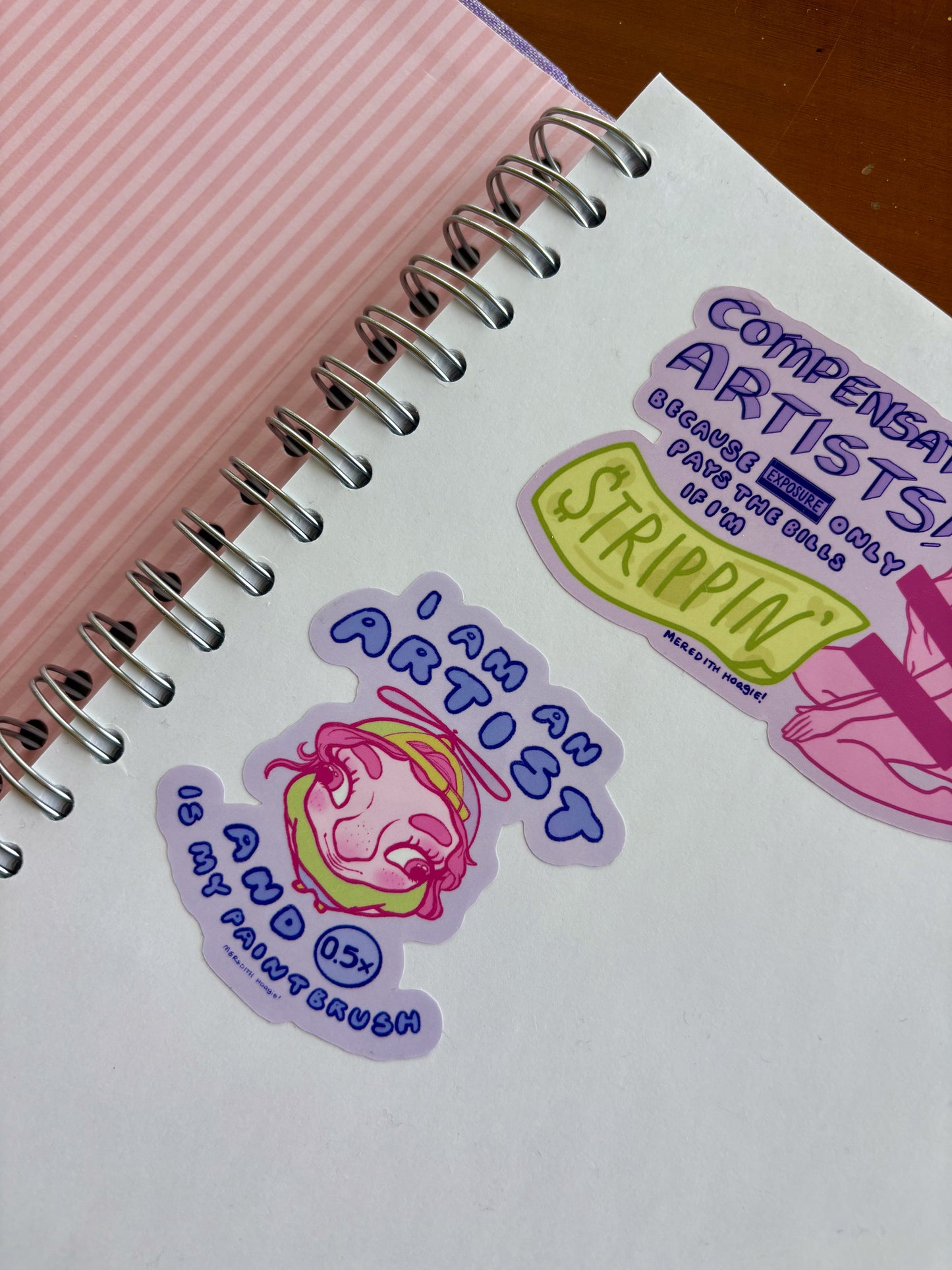 Stickers on the Coffee Table Sticker Book by Meredith Hoagie