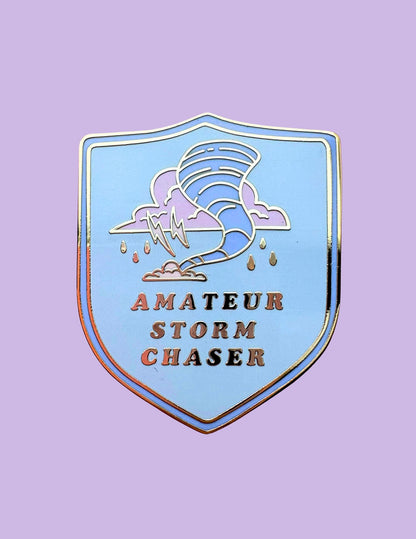 Amateur Storm Chaser Hard Enamel Pin