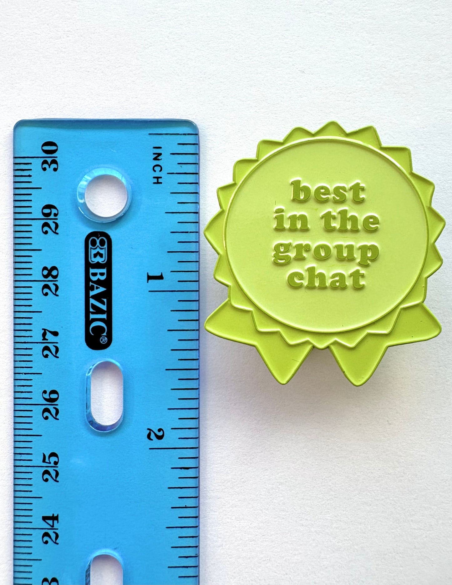 Best In the Group Chat Award Enamel Pin