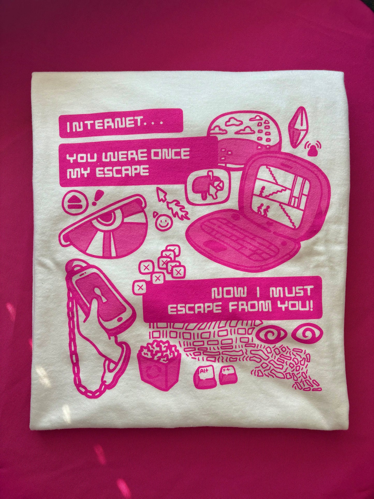 Escape From The Internet T- Shirt