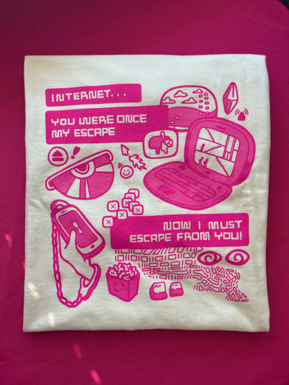Escape From The Internet T- Shirt