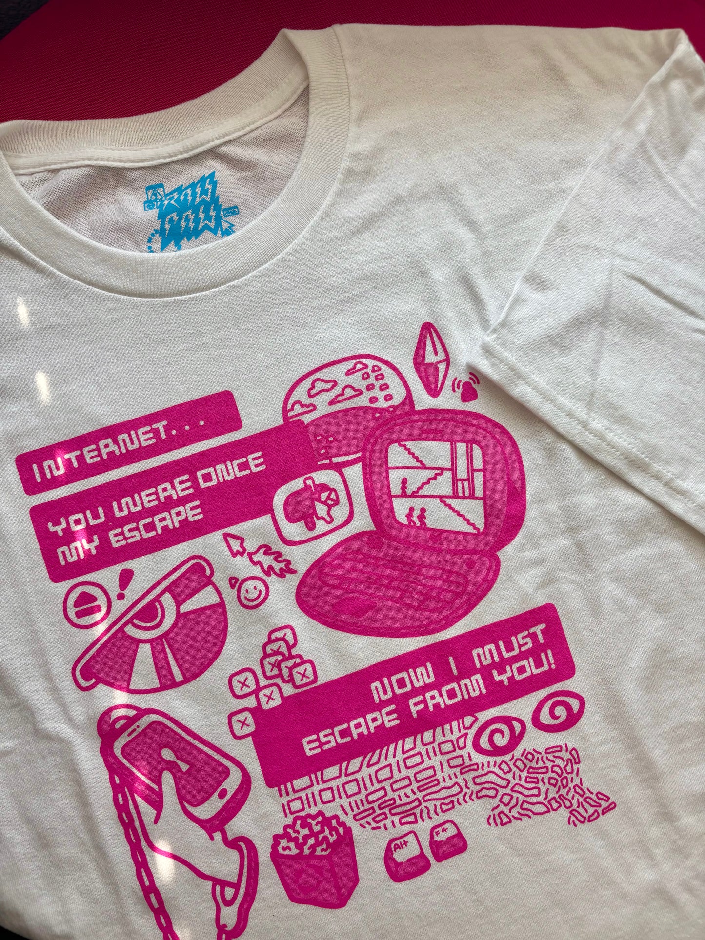 Escape From The Internet T- Shirt