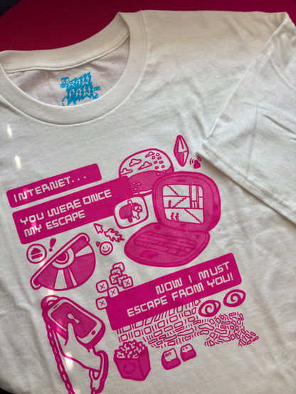 Escape From The Internet T- Shirt