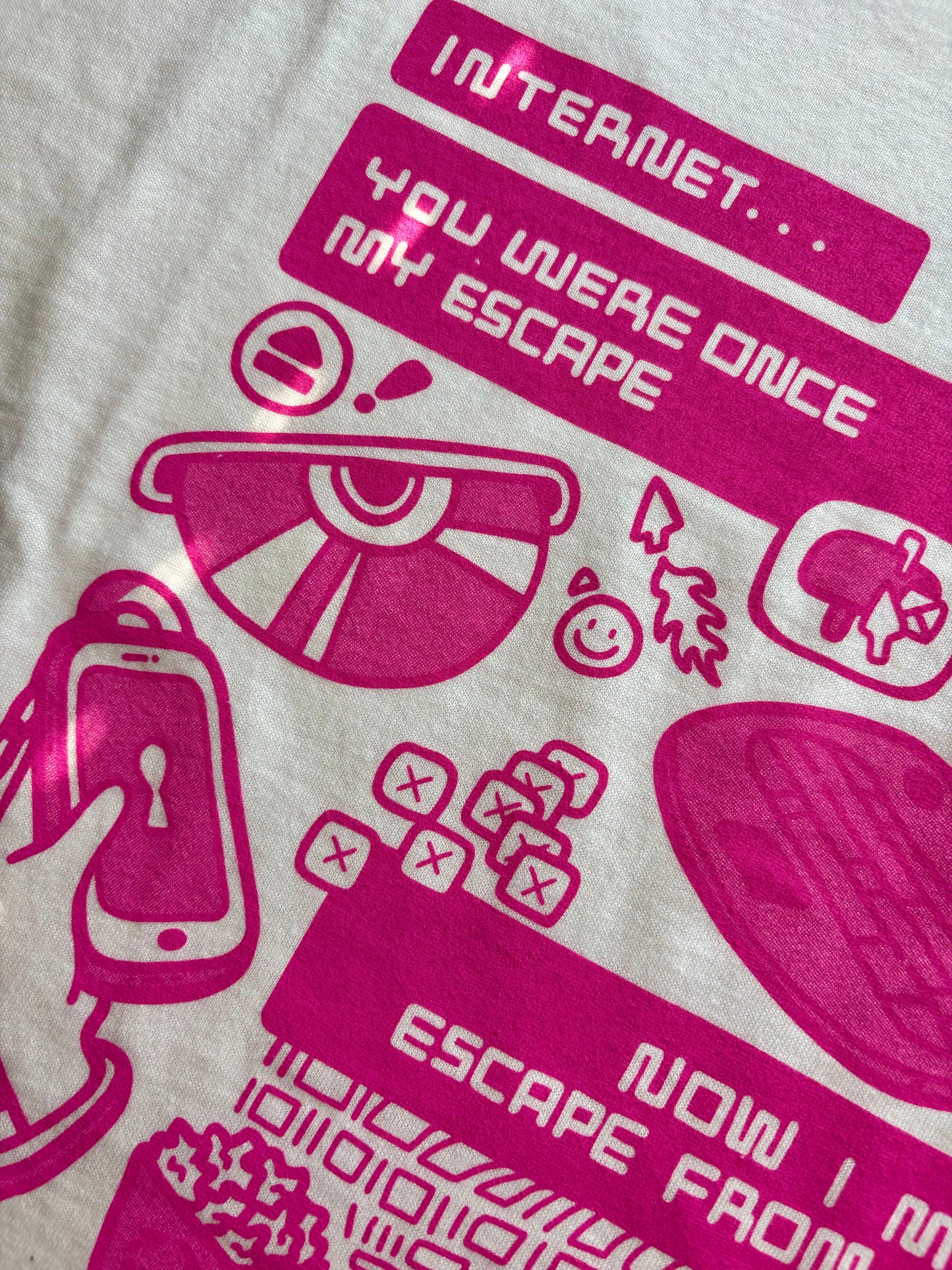 Escape From The Internet T- Shirt