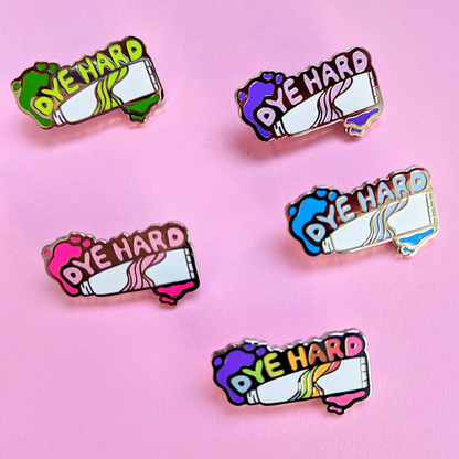 Dye Hard Enamel Pin