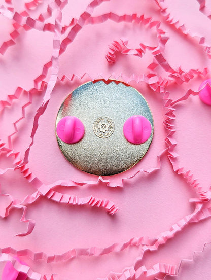 All My Friends Are YouTubers Enamel Pin - Funny Internet Pin Gift with a Cute Pastel Kawaii Aesthetic for People in Parasocial Relationships