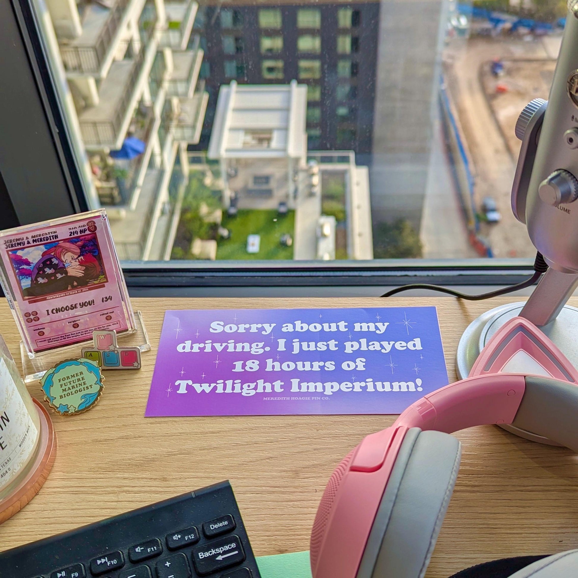 Twilight Imperium Funny Bumper Sticker – Sarcastic Decal for Geeky Nerdy Board Game Fans, Sassy Gaming Sticker with Witty Relatable Humor